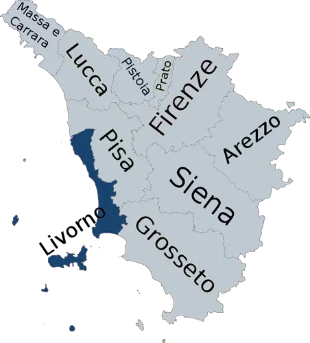 livorno map