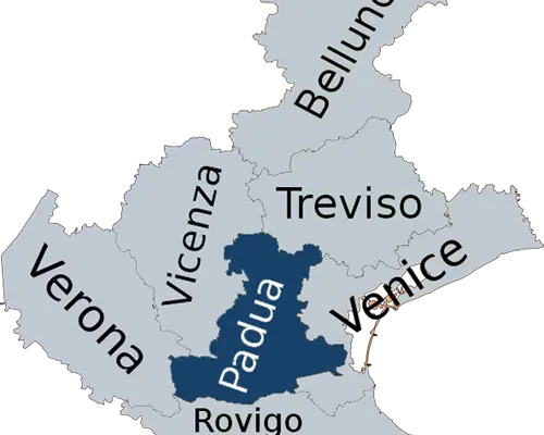 map padova